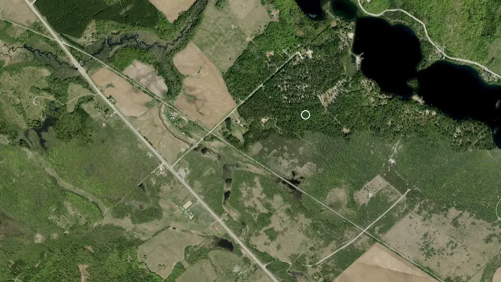 Aerial view of Pinewood Park and surroundings