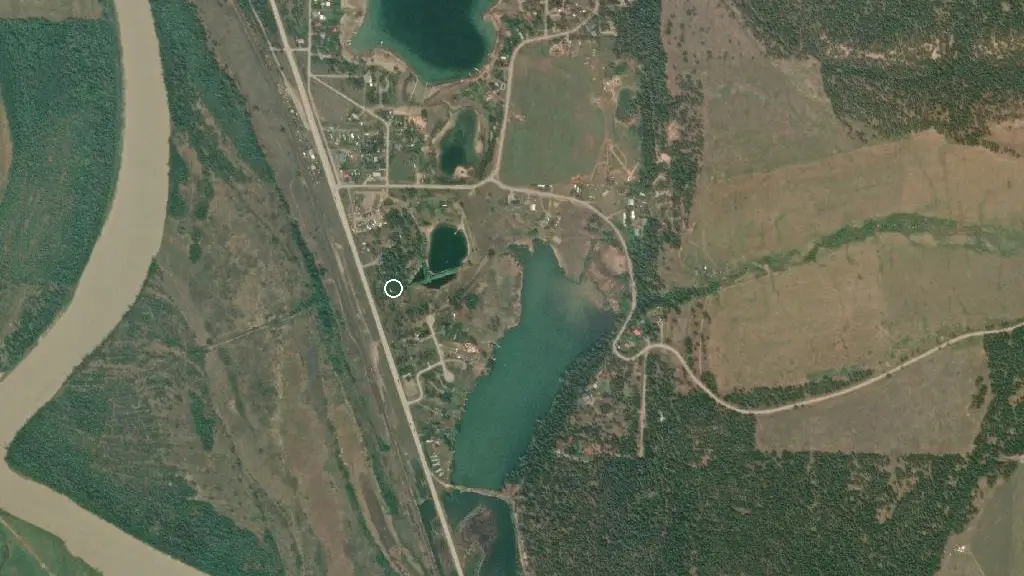 Aerial view of L.C. Natural and surroundings