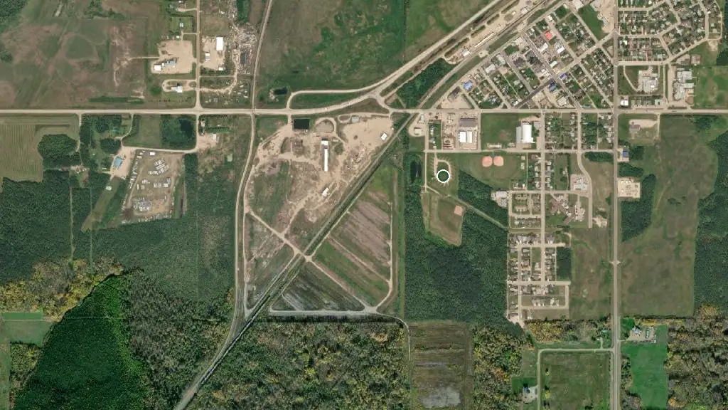 Aerial view of Boyle R.V. Park and surroundings