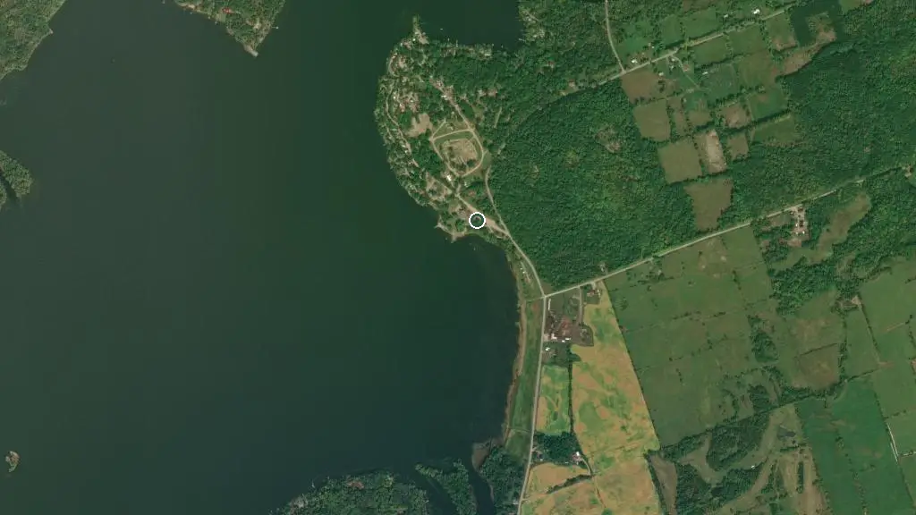 Aerial view of Trudeau Park and surroundings