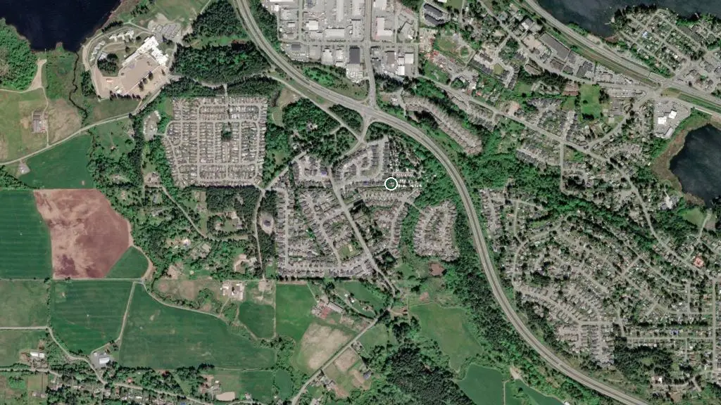 Aerial view of Jinglepot RV Park & Campgrounds and surroundings