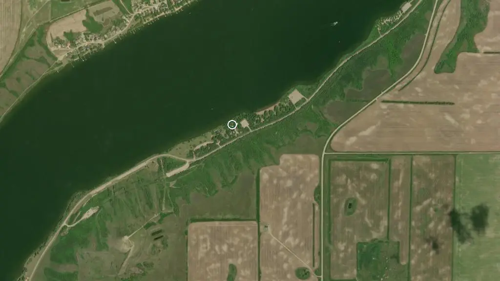 Aerial view of Blackstrap Glamping Resort and surroundings