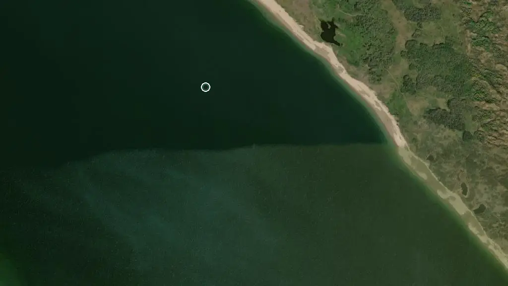 Aerial view of Douglas Provincial Park and surroundings