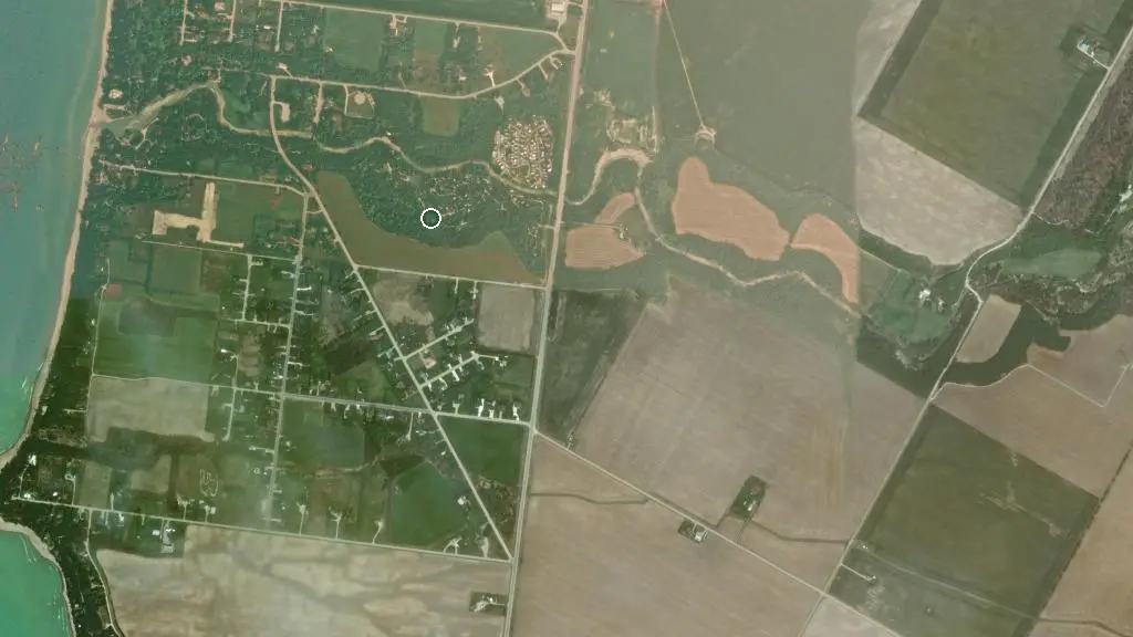 Aerial view of Riverside Park Port Albert Inc. and surroundings