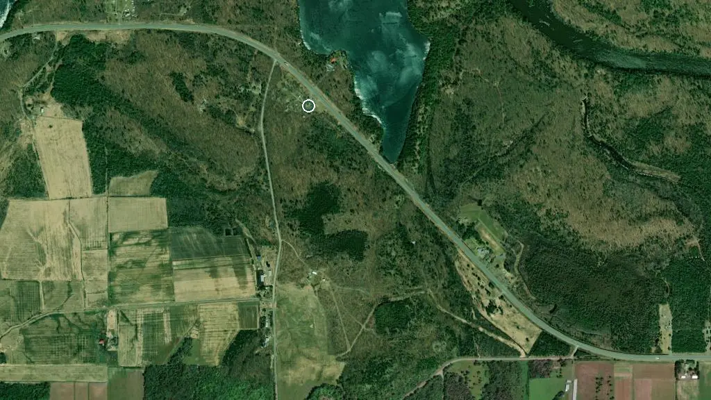 Aerial view of The Yellow Butterfly Trading Post and Campground and surroundings