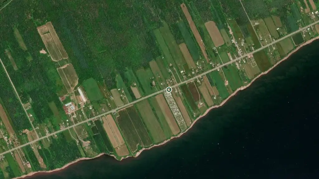 Aerial view of Camping des Étoiles and surroundings
