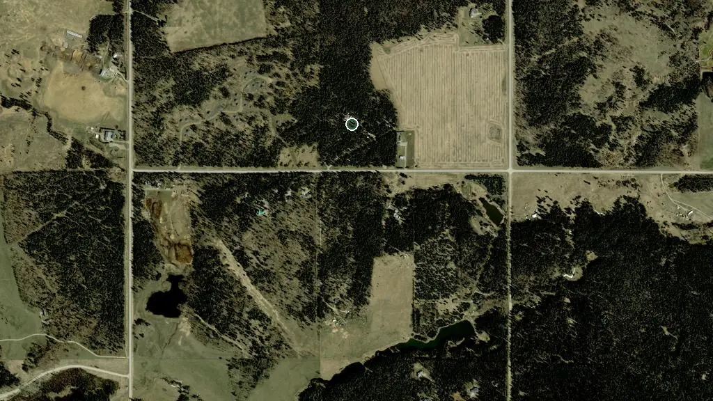 Aerial view of Water Valley RV Park (Private) and surroundings