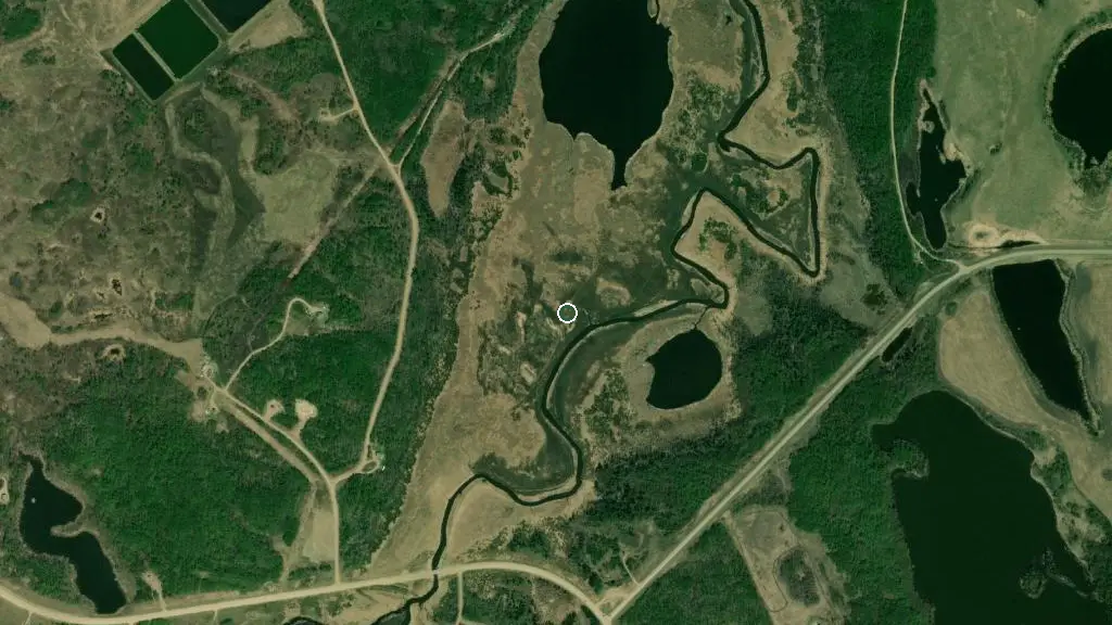 Aerial view of Carlton Trail Guest Ranch - Wildlife Sanctuary and surroundings