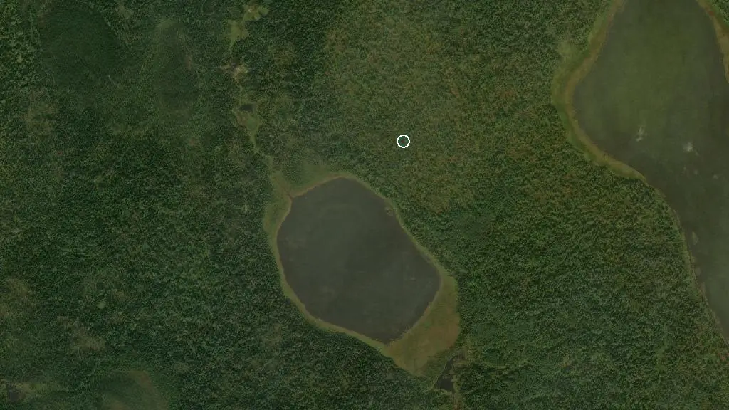 Aerial view of Porcupine Hills Provincial Park and surroundings