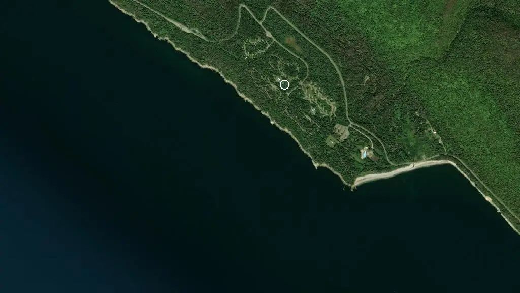 Aerial view of Forillon - Petit-Gaspé and surroundings