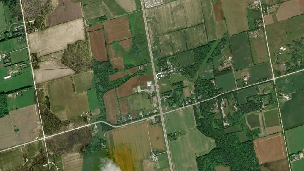 Aerial view of Cedar springs rv park and surroundings
