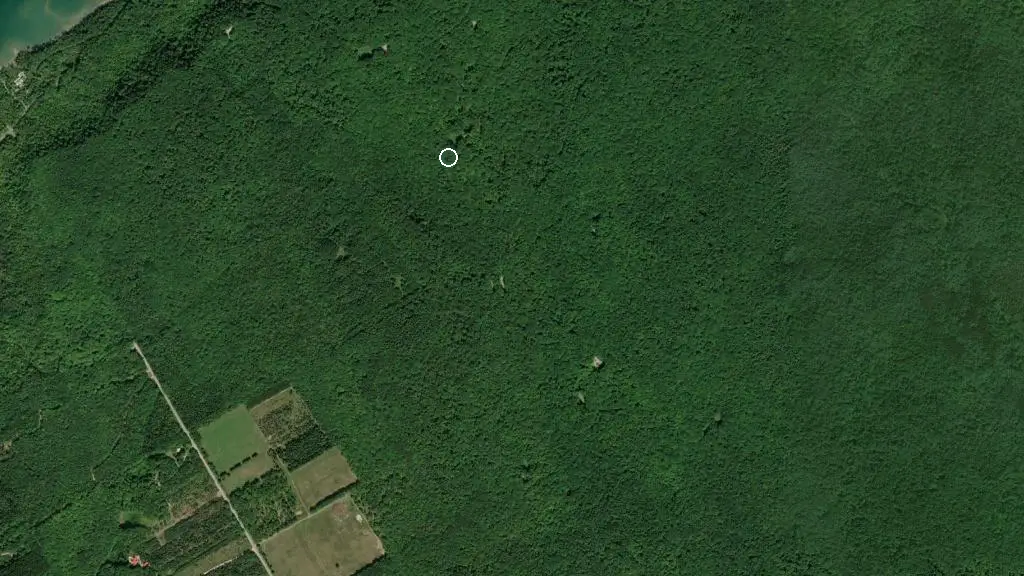 Aerial view of Deer Campground and surroundings