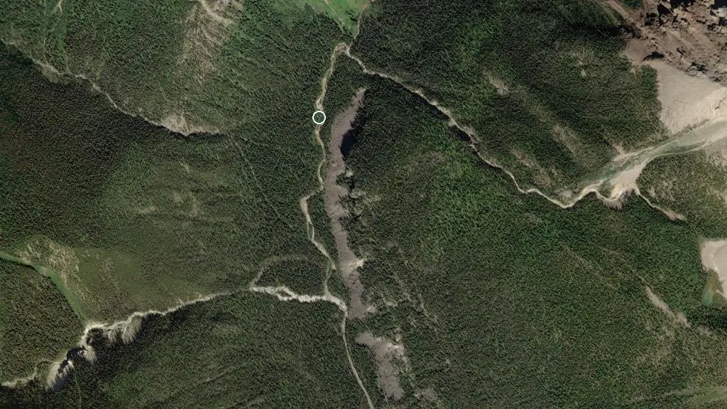 Aerial view of Mitchell river and surroundings