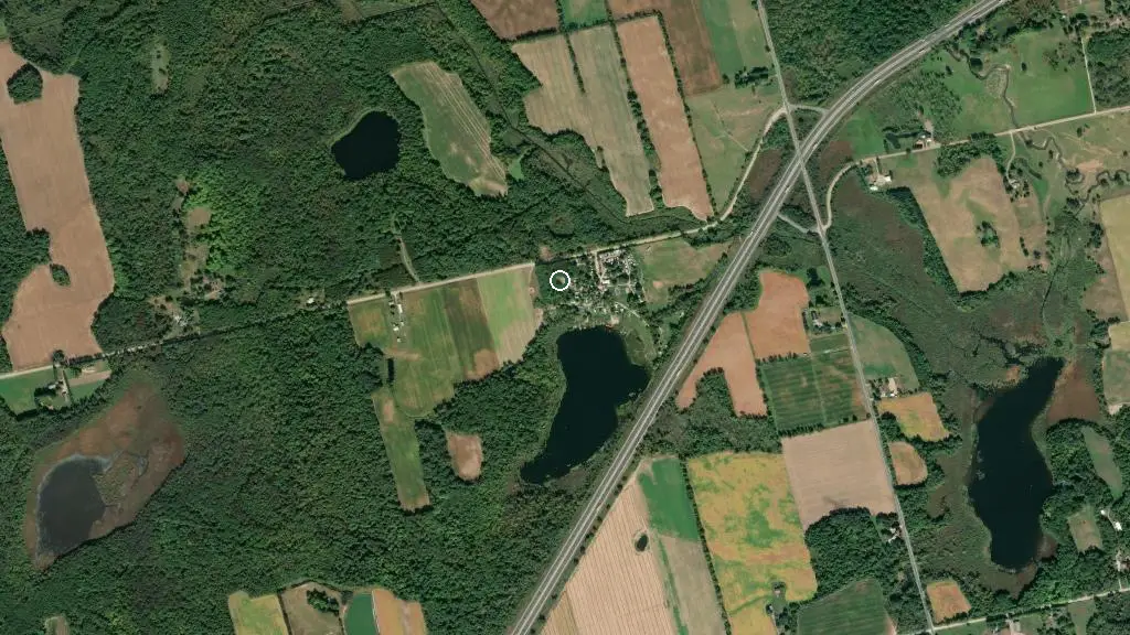 Aerial view of Lyons Park Haven and surroundings