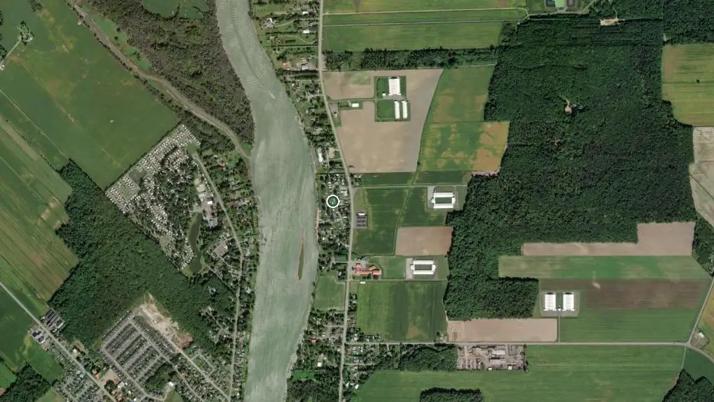 Aerial view of Camping Cheval Gris and surroundings