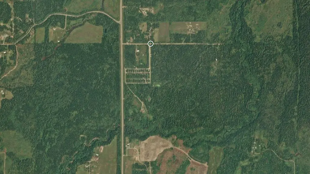 Aerial view of MamaYeh RV Park and surroundings