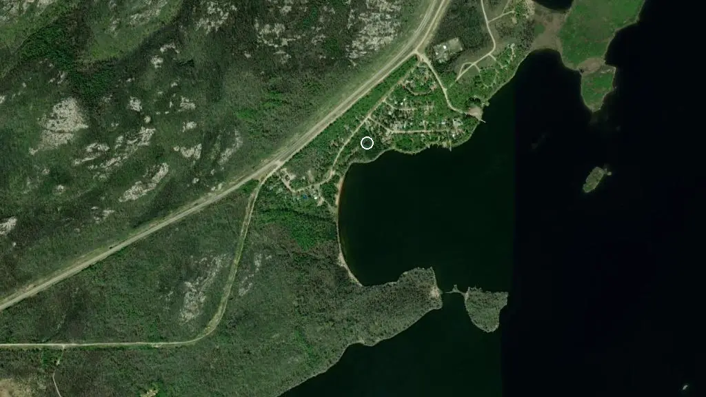 Aerial view of Lac La Ronge Provincial Park and surroundings