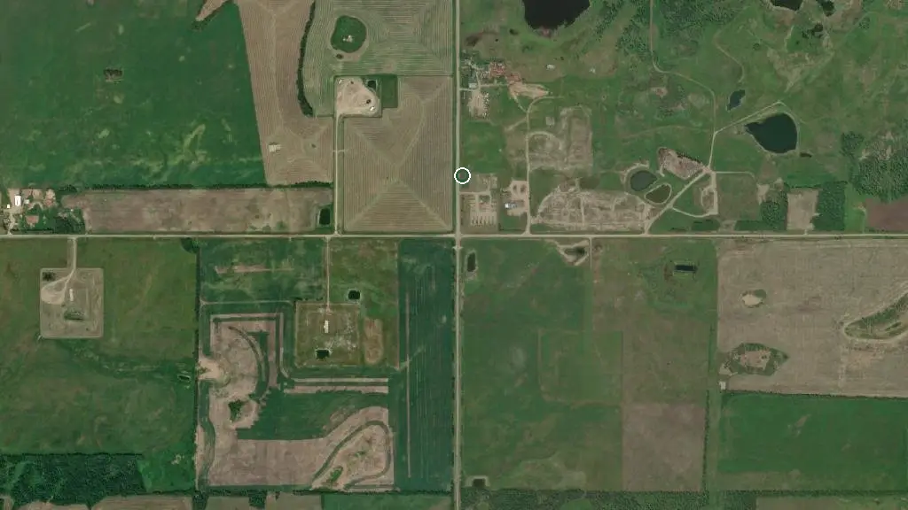 Aerial view of Four Seasons RV Park and surroundings