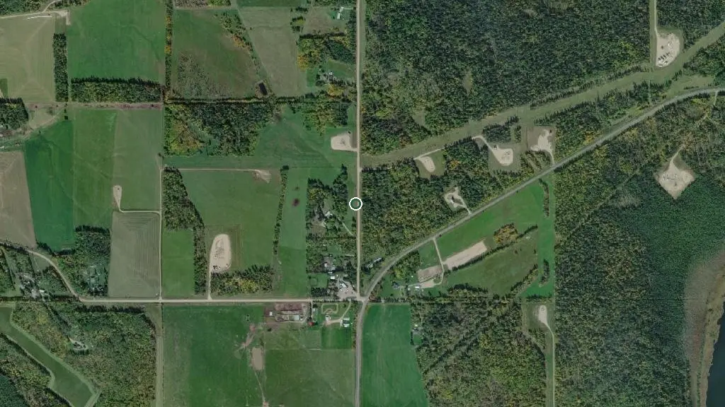 Aerial view of Cow Lake Natural Area and surroundings
