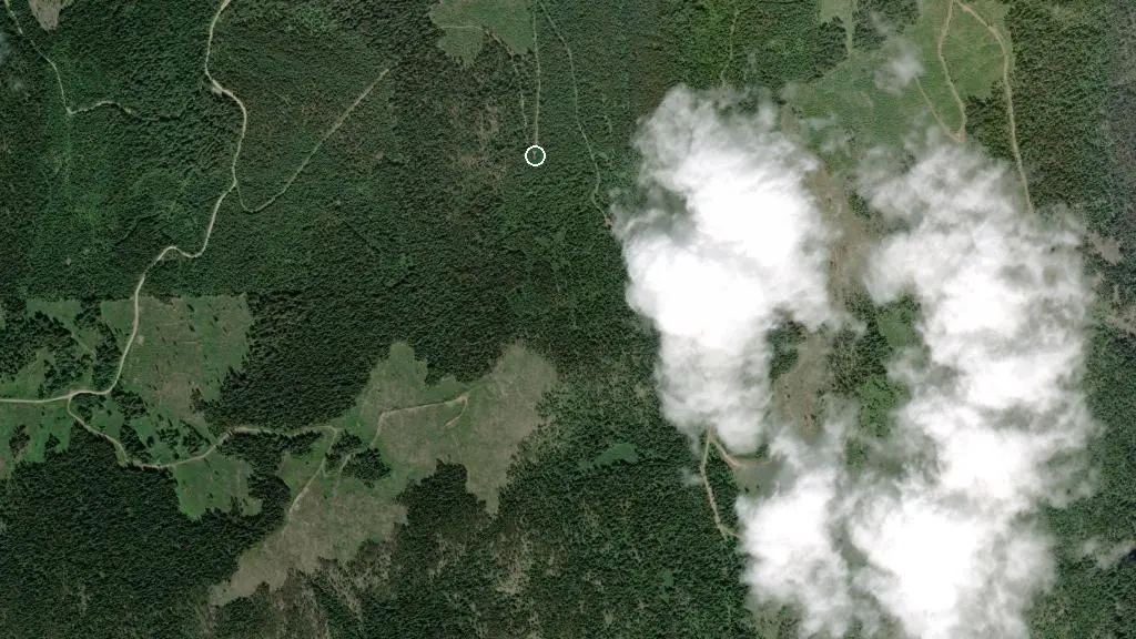 Aerial view of Nordic Shelter and surroundings