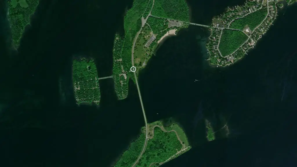 Aerial view of McLaren, Woodlands, Mille Roches and surroundings