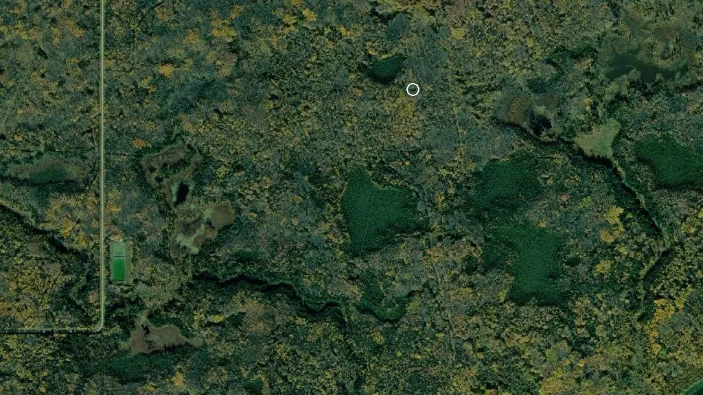 Aerial view of Young's Point Provincial Park and surroundings