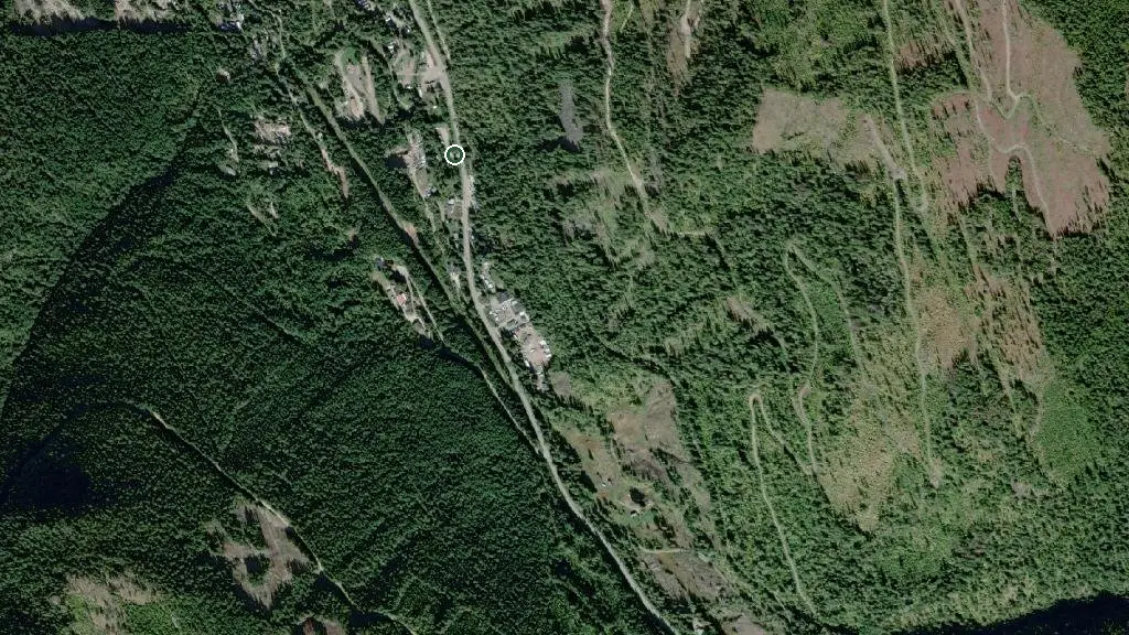 Aerial view of Cool Waters RV Park and surroundings