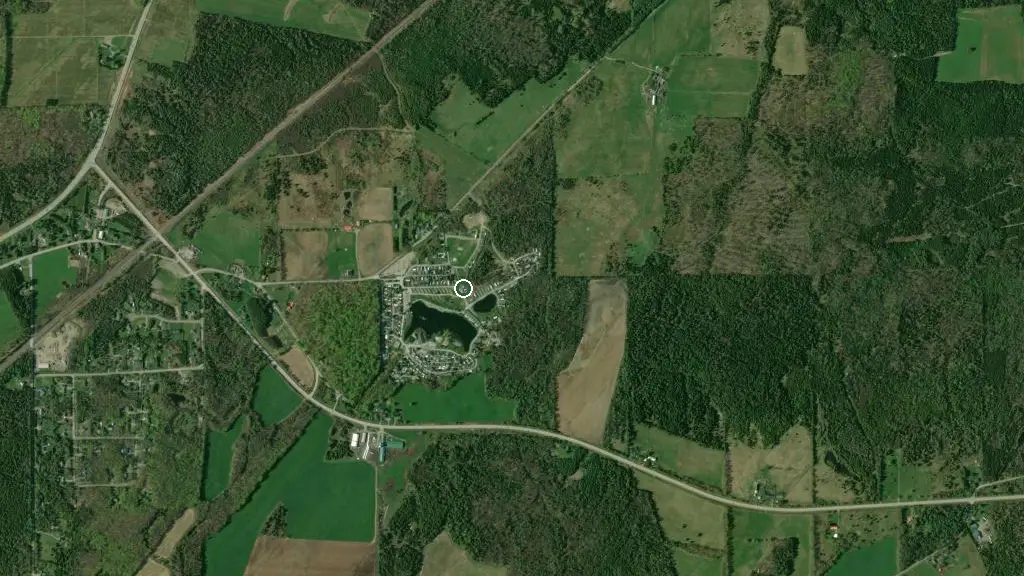 Aerial view of Camping co-op family of prévert and surroundings