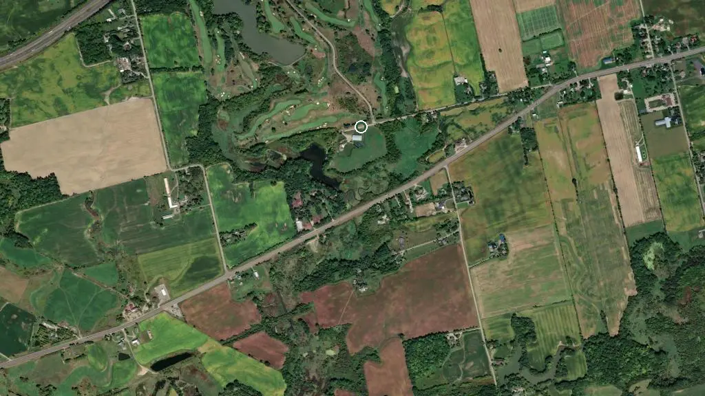 Aerial view of Heron Point and surroundings