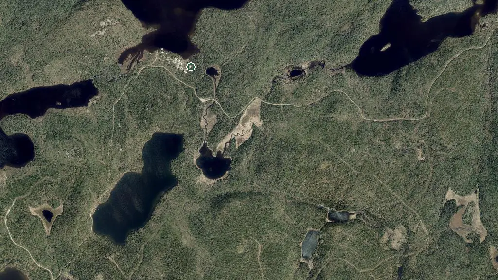 Aerial view of Camping aménagé and surroundings