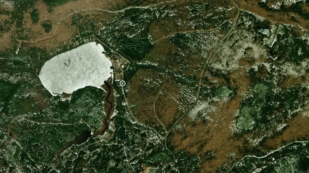 Aerial view of Camping du Mont Ham-Sud and surroundings