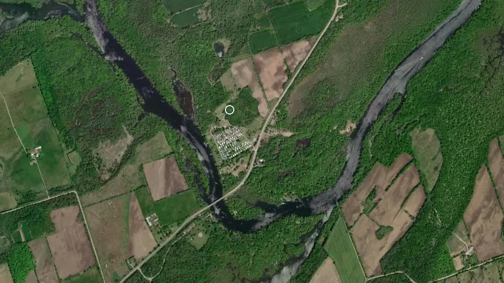 Aerial view of Kawartha Trails Resort and surroundings