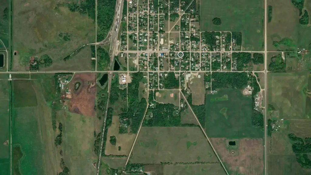 Aerial view of The Narrows Prov Rec Area and surroundings