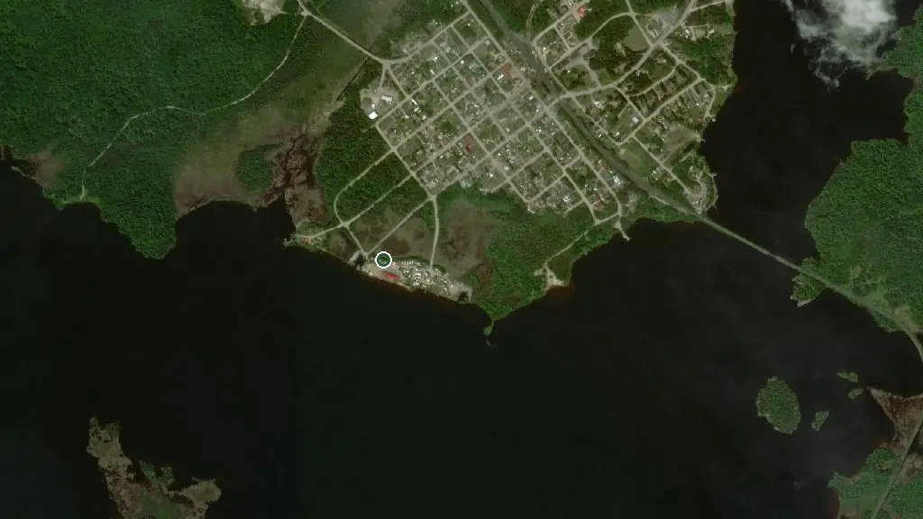 Aerial view of Morin's All Seasons Resort and surroundings