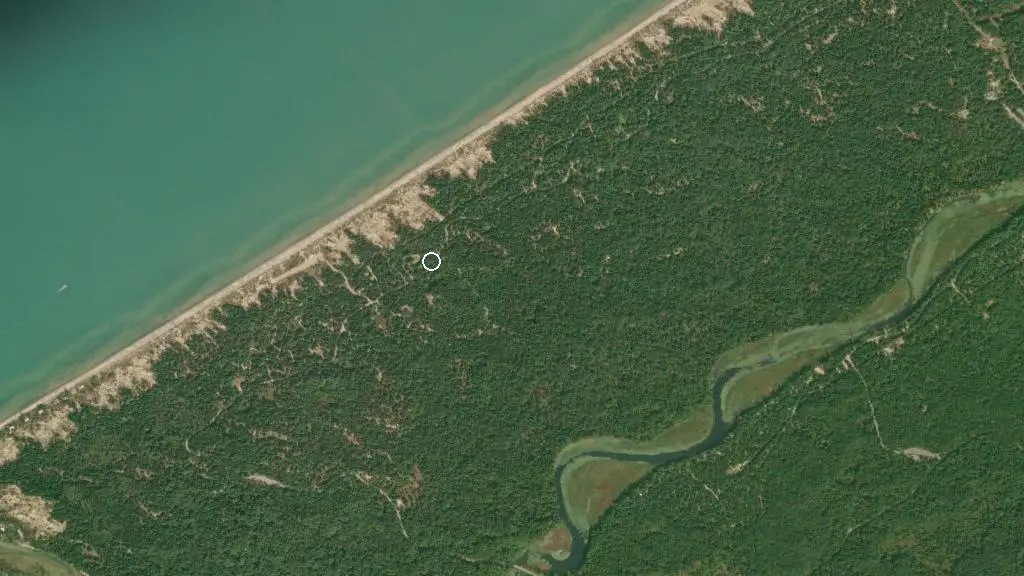 Aerial view of Burley Campground Office and surroundings