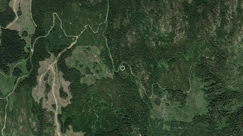 Aerial view of Glenmerry Shelter and surroundings