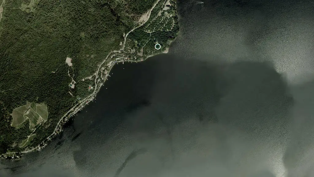 Aerial view of Herald Provincial Park and surroundings