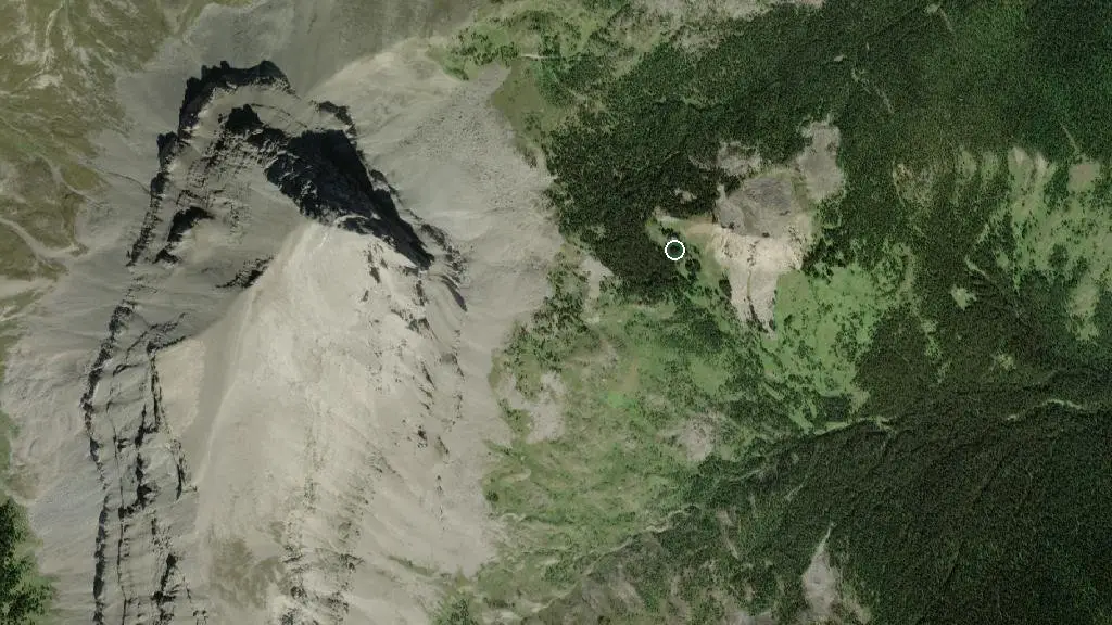 Aerial view of Beehive Natural Area and surroundings