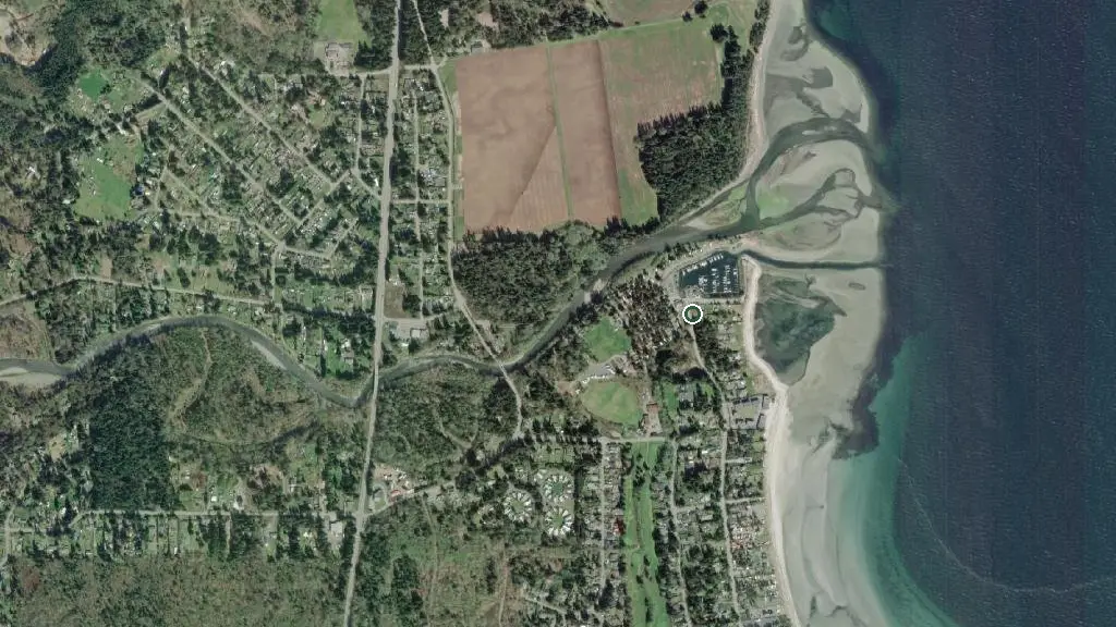 Aerial view of Pacific Playgrounds Oceanside and surroundings