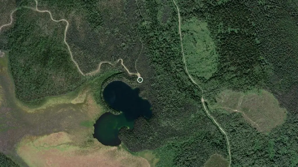 Aerial view of Alpine 2 and surroundings