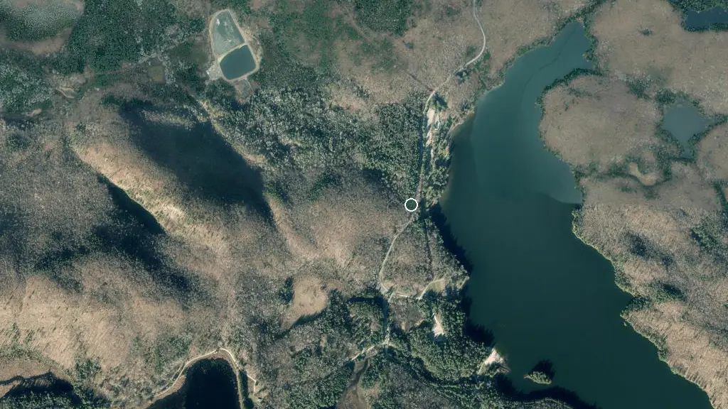 Aerial view of Camping Parc de la Gatineau and surroundings