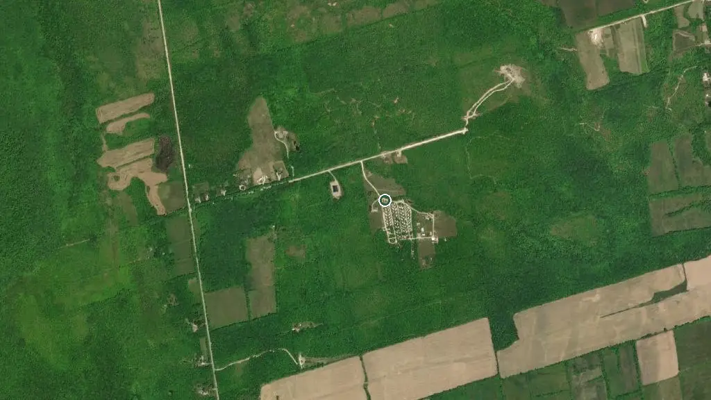 Aerial view of Roebuck - Daiva RV Resorts and surroundings