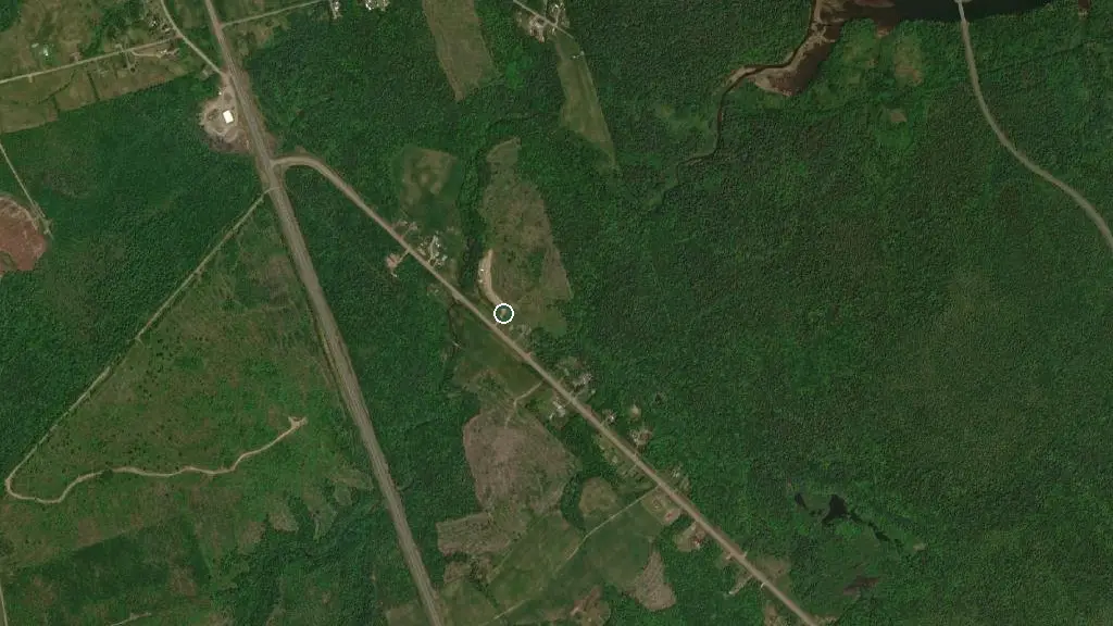 Aerial view of Cardinal Campground and surroundings