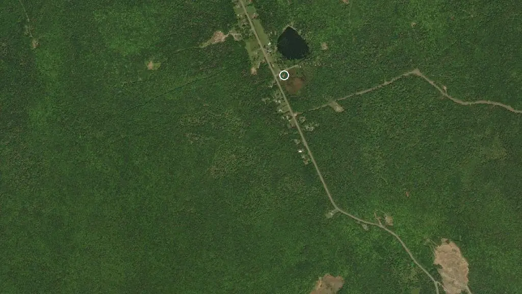 Aerial view of Mountain Top Cottages and Campground and surroundings