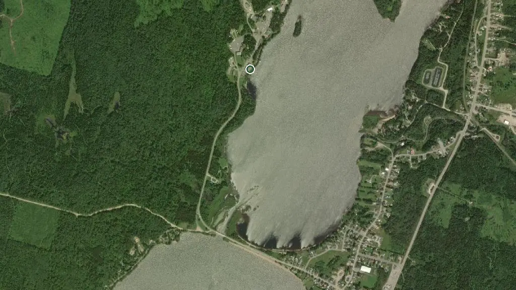 Aerial view of Camping Ermitage Saint-Antoine and surroundings