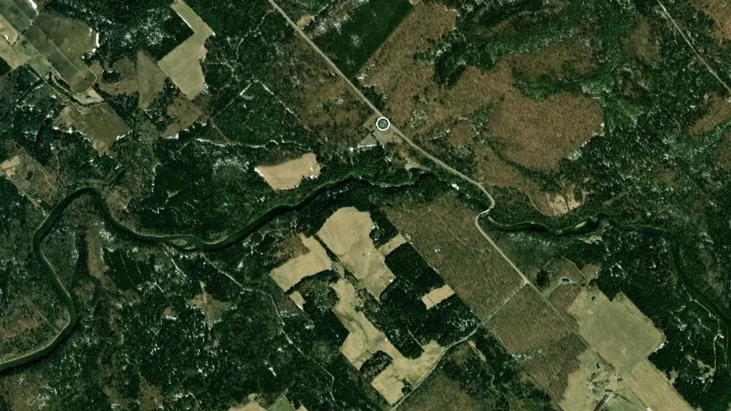 Aerial view of Parc de la Chute Ste-Agathe and surroundings
