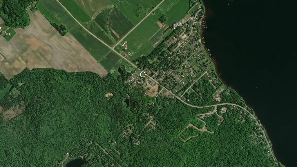 Aerial view of Camping Saint-Gabriel and surroundings