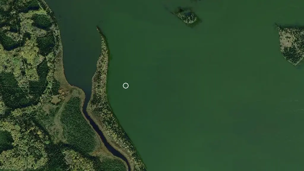 Aerial view of Otter-Orloff Lakes Wildland Provincial Park and surroundings