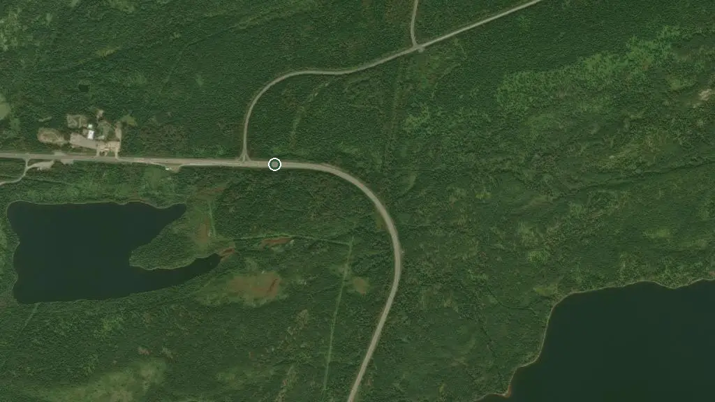 Aerial view of Terra Nova National Park of Canada and surroundings
