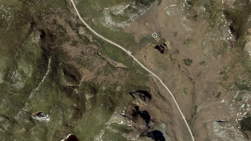 Aerial view of Eudore and surroundings